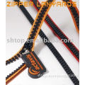 Promotion zipper lanyard